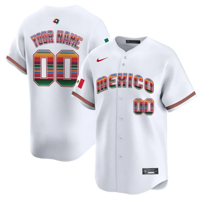 Custom Team Mexico Jersey 2026 World Baseball Serape Edition Stitched by My Store