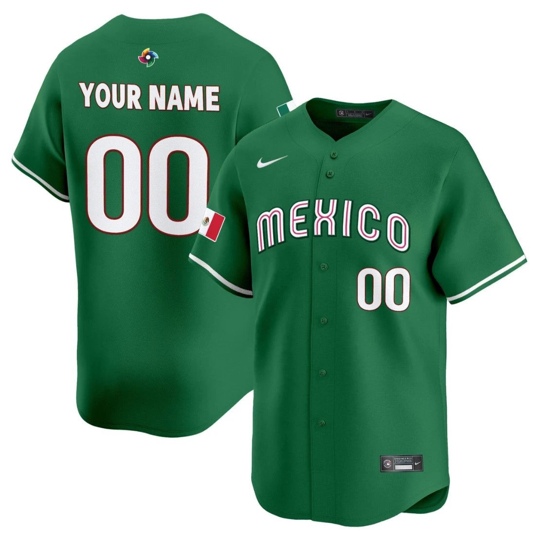 Custom Team Mexico Jersey World Baseball Classic 2023 Style 2026 Projected Roster by My Store