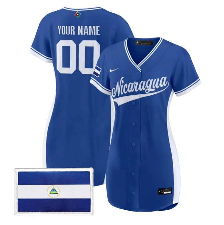 Custom Team Nicaragua Jersey 2026 World Baseball Classic Dress Stitched