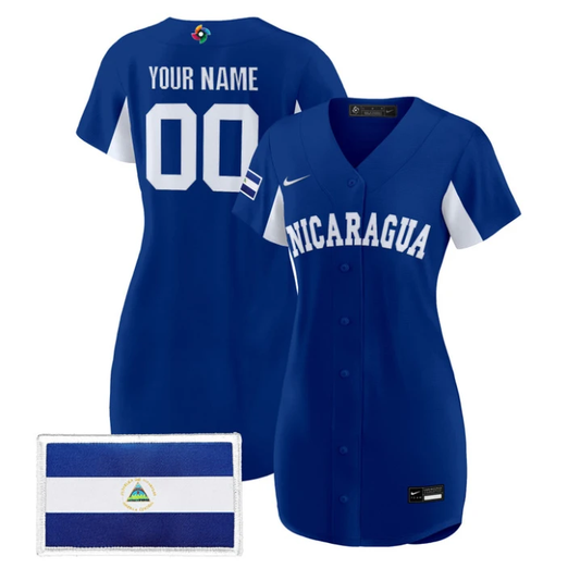 Custom Team Nicaragua Jersey 2026 World Baseball Classic Dress Stitched