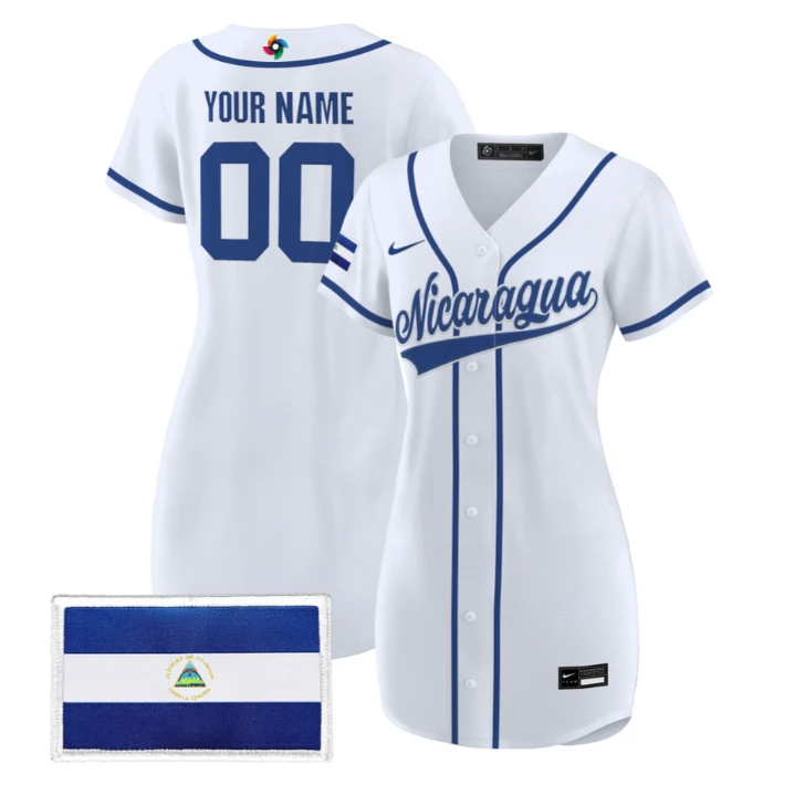 Custom Team Nicaragua Jersey 2026 World Baseball Classic Dress Stitched
