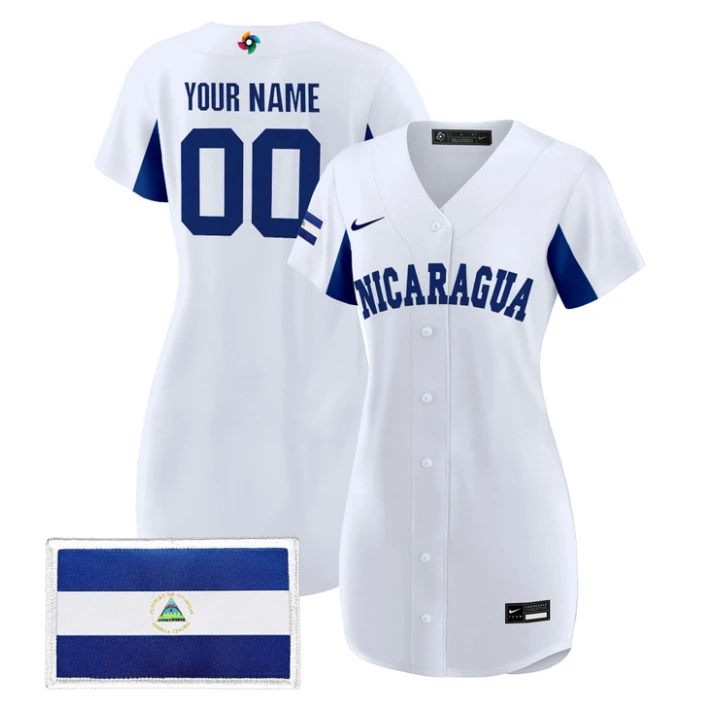 Custom Team Nicaragua Jersey 2026 World Baseball Classic Dress Stitched