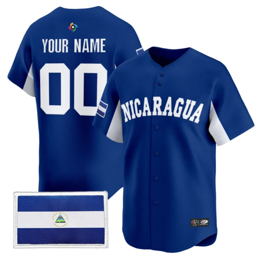 Custom Team Nicaragua Jersey 2026 World Baseball Classic Vapor Stitched by My Store