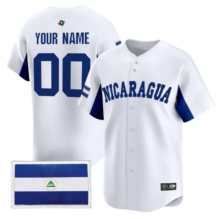 Custom Team Nicaragua Jersey 2026 World Baseball Classic Vapor Stitched by My Store