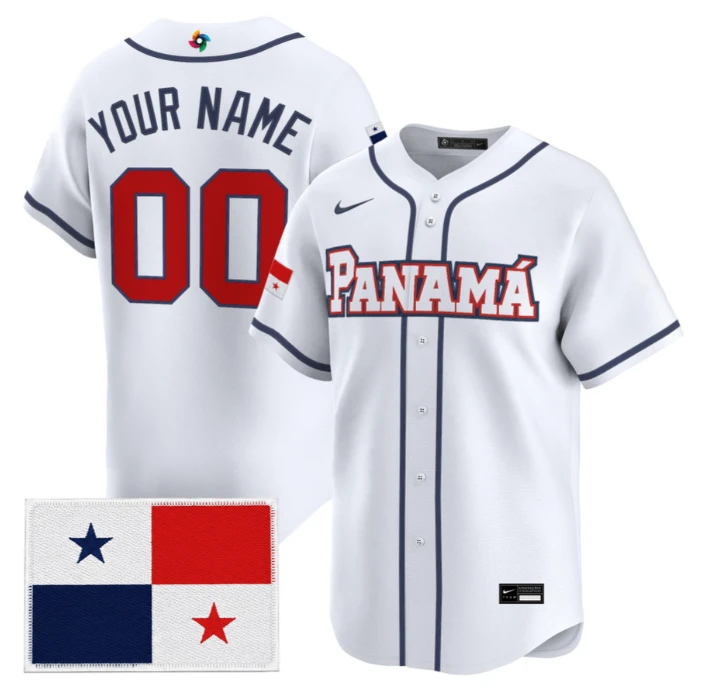Custom Team Panama Jersey Name, Number 2026 World Baseball Stitched by My Store