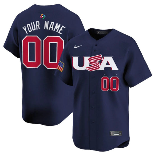 Custom Team USA Jersey World Baseball Classic 2023 Style 2026 Roster by My Store