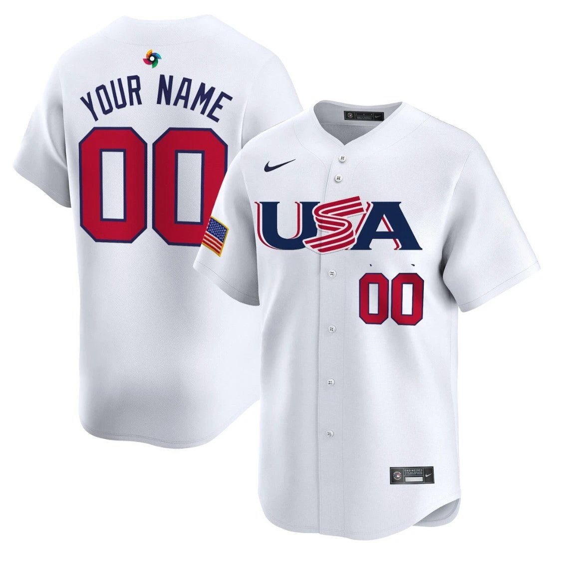 Custom Team USA Jersey World Baseball Classic 2023 Style 2026 Roster by My Store