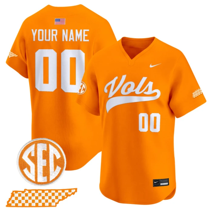 Custom Tennessee Vols Jersey Name, Number 2026 Smokey Series Stitched by My Store