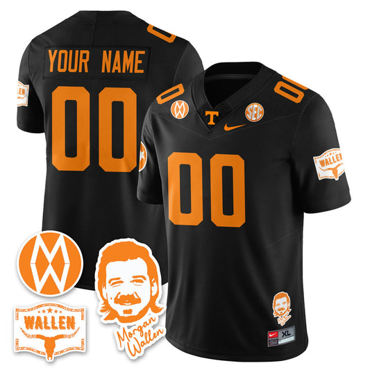 Custom Tennessee Vols Jersey Name, Number Morgan Wallen 2025 Stitched by My Store NCAA Football Jerseys