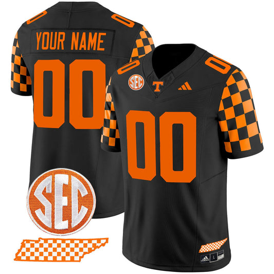 Custom Tennessee Vols Jersey Rebrand 2026 Checkerboard Stitched by My Store NCAA Football Jerseys