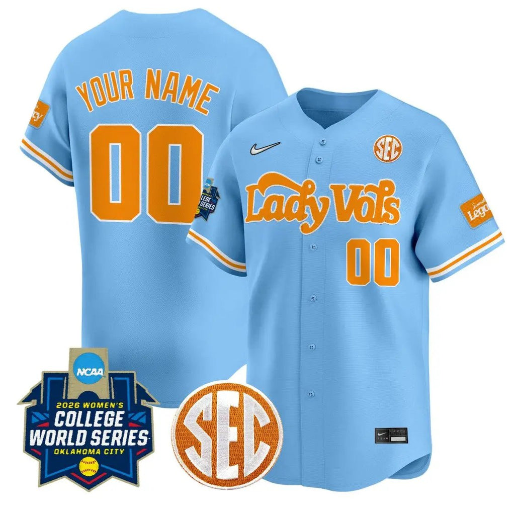 Custom Tennessee Vols Jersey Softball 2026 World Series Stitched by My Store