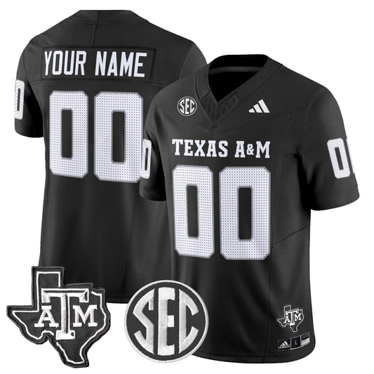 Custom Texas A&M Aggies Jersey Name, Number 2025 Vapor Stitched by My Store NCAA Football Jerseys