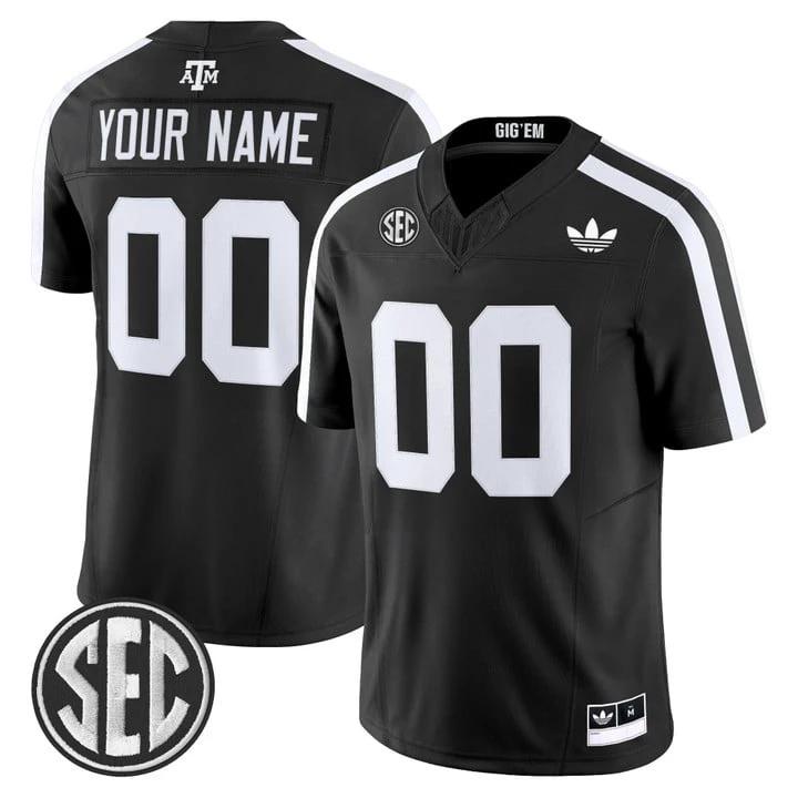 Custom Texas A&M Aggies Jersey Name, Number 2025 Vapor V2 Stitched by My Store NCAA Football Jerseys