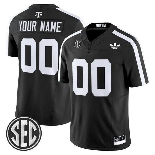 Custom Texas A&M Aggies Jersey Name, Number 2025 Vapor V2 Stitched by My Store NCAA Football Jerseys