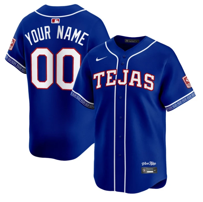 Custom Texas Rangers Jersey 2026 City Connect Vapor Premier Limited Stitched by My Store