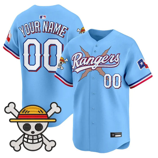 Custom Texas Rangers Jersey Name, Number One Piece Premier Limited Stitched by My Store