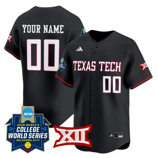 Custom Texas Tech Red Raiders Jersey Softball 2026 World Series (WCWS) by My Store