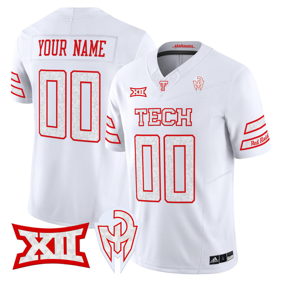 Custom Texas Tech Red Raiders Jersey Too Cold Vapor Limited Stitched by My Store NCAA Football Jerseys