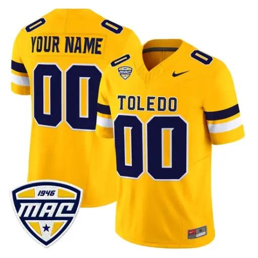 Custom Toledo Rockets Jersey Name, Number 2026 Vapor All Stitched by My Store NCAA Football Jerseys