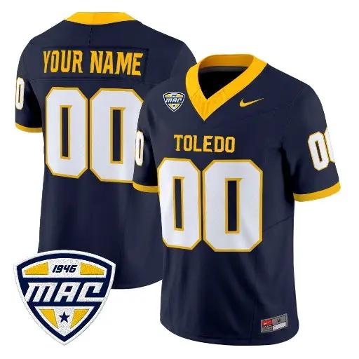 Custom Toledo Rockets Jersey Name, Number 2026 Vapor All Stitched by My Store NCAA Football Jerseys