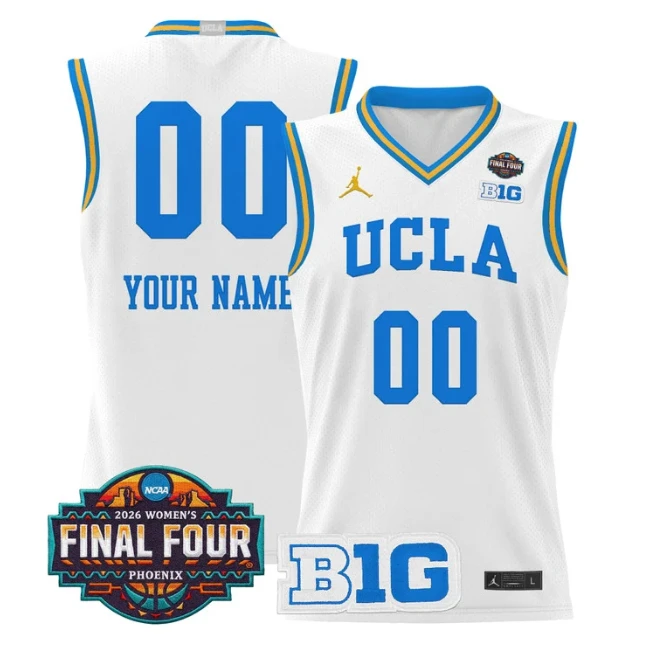 Custom UCLA Bruins Jersey 2026 Final Four Patch Basketball Stitched by My store basketball