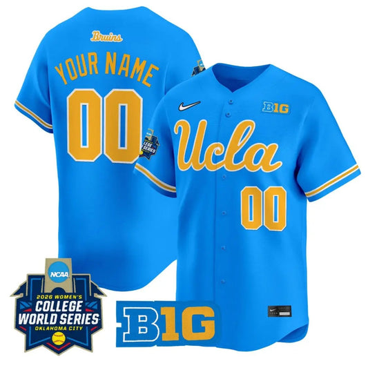 Custom UCLA Bruins Jersey Softball 2026 World Series Premier Stitched by My Store