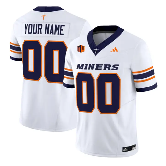 Custom UTEP Miners Jersey Name, Number 2016 Vapor Limited Stitched by My Store NCAA Football Jerseys
