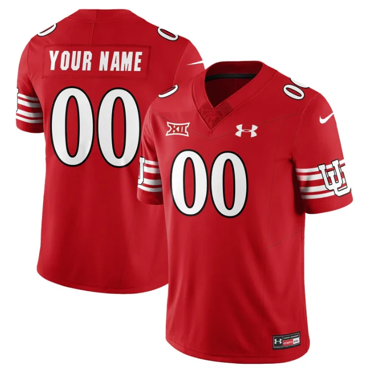 Custom Utah Football Jersey 2025 Dark Mode Vapor Limited Stitched by My Store NCAA Football Jerseys
