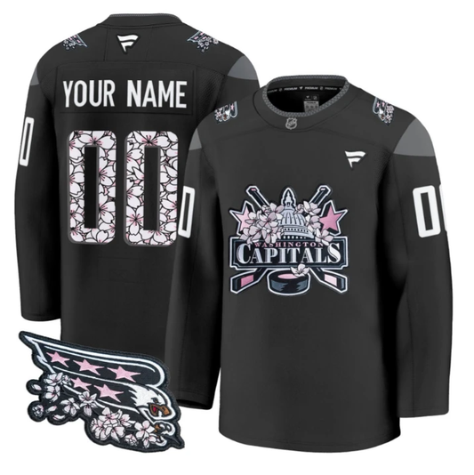 Custom Washington Capitals Jersey Name, Number 2026 Premium Stitched by Hockey David