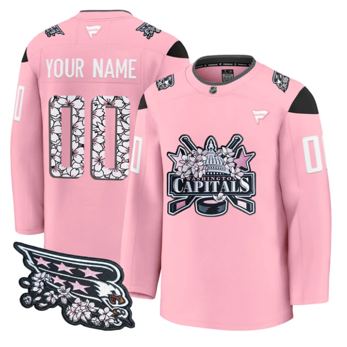 Custom Washington Capitals Jersey Name, Number 2026 Premium Stitched by Hockey David