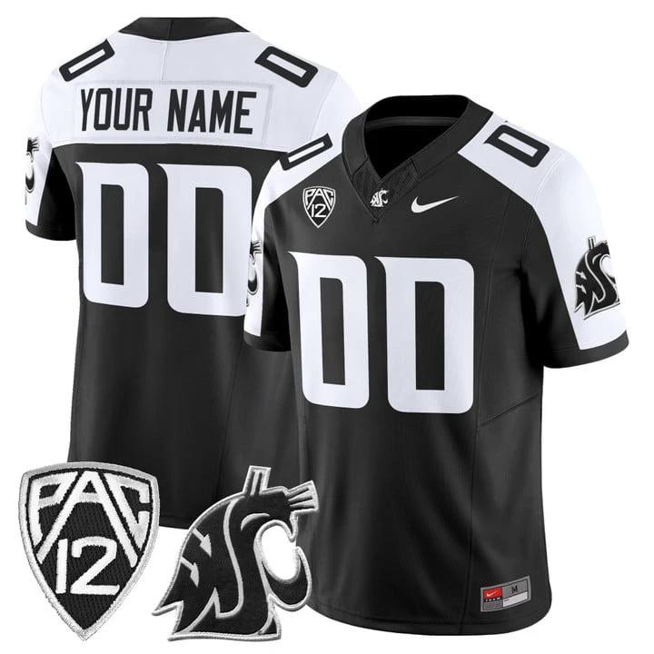 Custom Washington State Cougars Jersey Name, Number 2025 Limited Stitched by My Store NCAA Football Jerseys