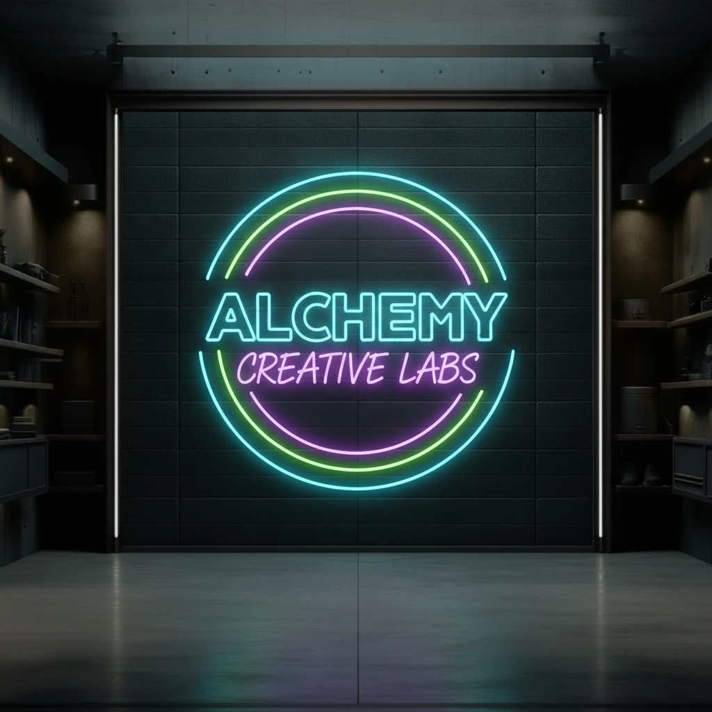 Custom Workshop Neon Sign Garage Decor for Men by Neonchics