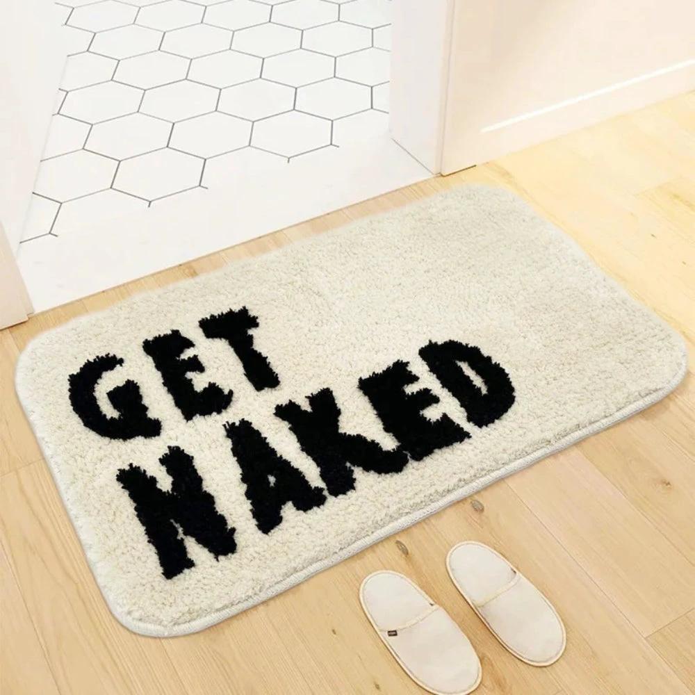Aesthetic Fluffy Bath Mat Room Decor by Casa & Beyond