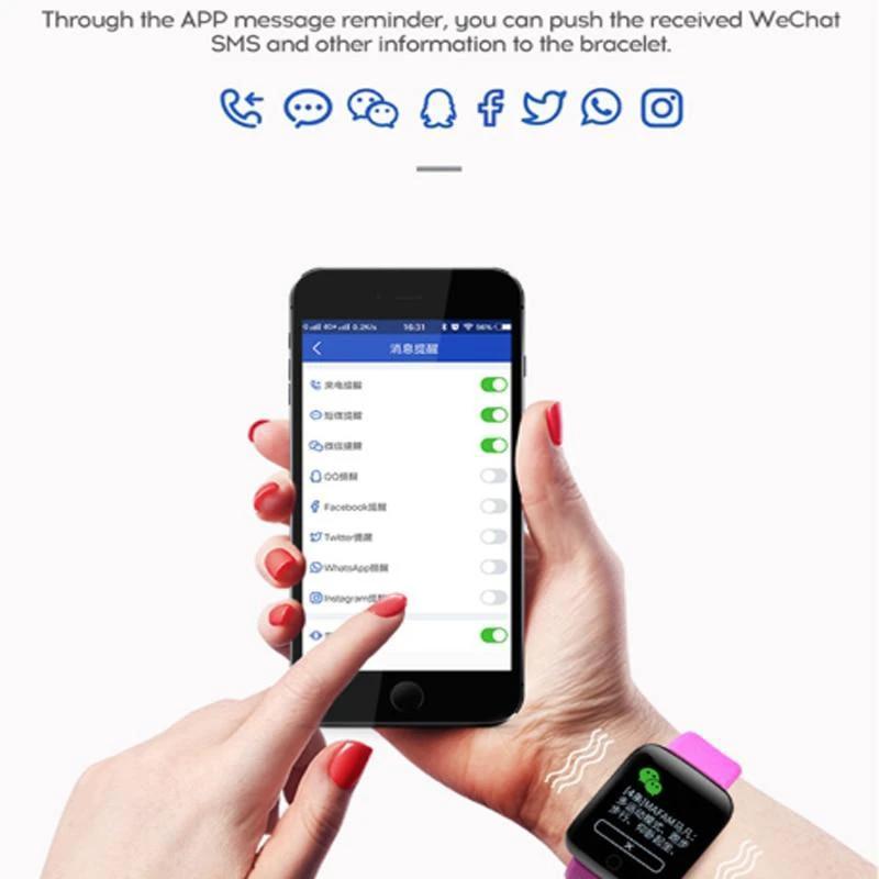 Sport Smart Fitness Watch Waterproof For Android IOS by BowLift