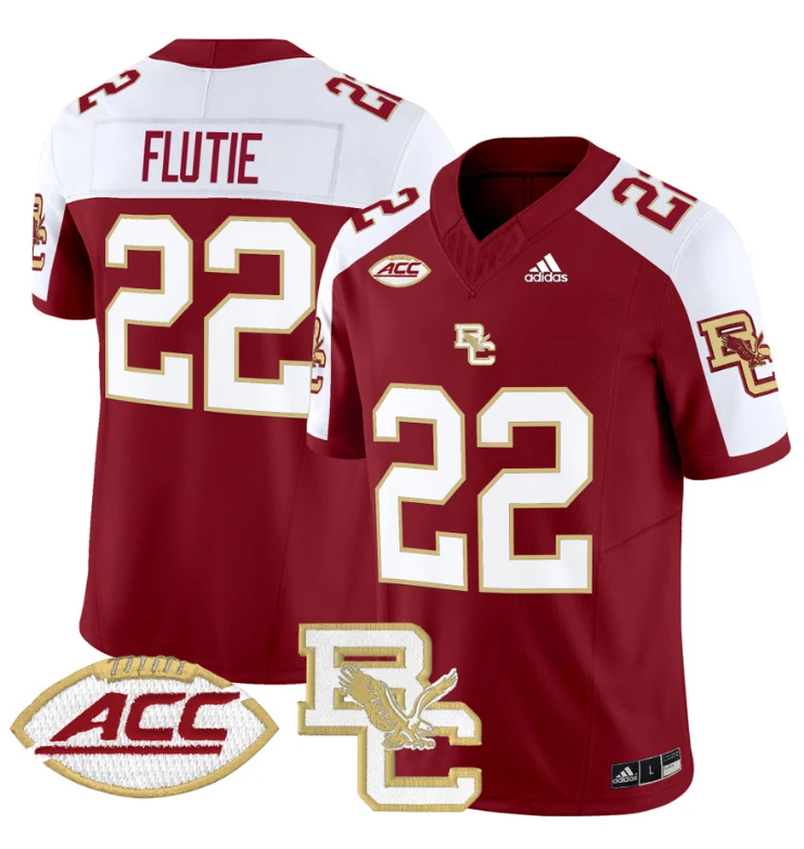 Doug Flutie Jersey #22 Boston College Eagles 2024 Stitched Maroon Alternate by My Store