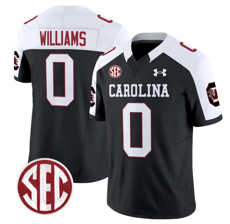 Debo Williams Jersey #0 South Carolina Gamecocks Football 1980 Throwback Vapor Limited Black Alternate by My Store