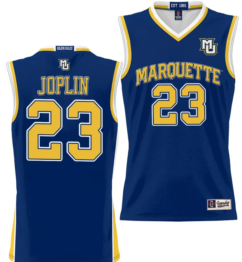 David Joplin Jersey #23 Marquette Golden Eagles NIL Basketball Lightweight by My store basketball
