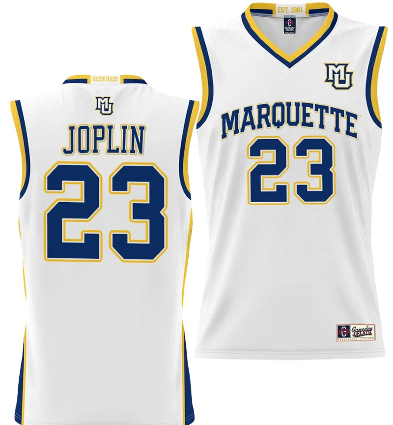 David Joplin Jersey #23 Marquette Golden Eagles NIL Basketball Lightweight by My store basketball