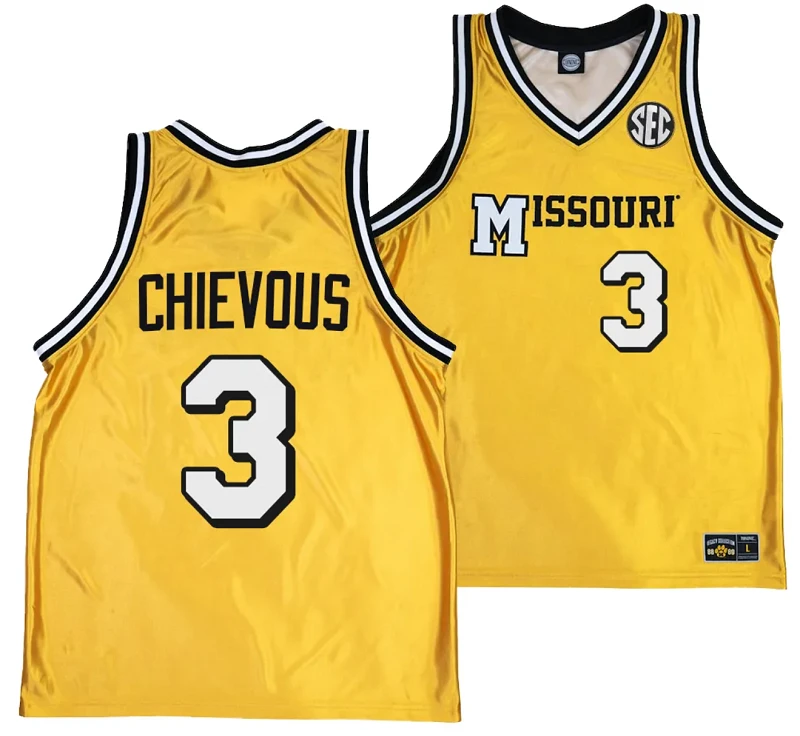 Nick Honor Jersey #10 Missouri Tigers Alternate Basketball Throwback Legacy uniform Gold by My store basketball