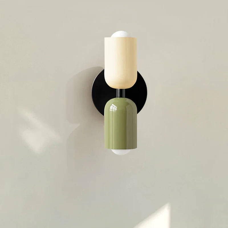 Modern Vintage Double-Headed Utility Room Wall Light - Stylish Illumination for Contemporary Spaces by BowLift