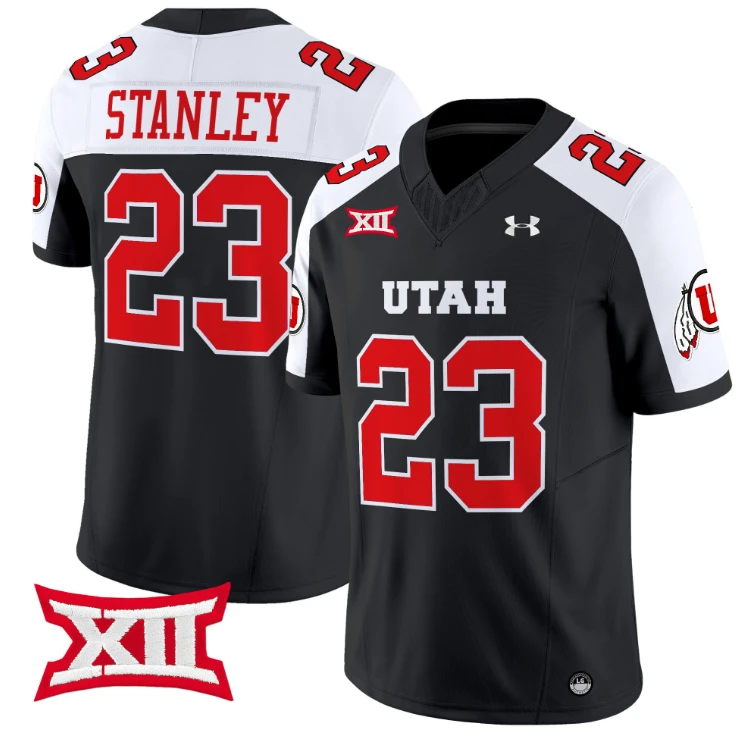 Dijon Stanley Jersey #23 Utah Utes Vapor Limited College Football Stitched Black Alternate (Copy) by My Store