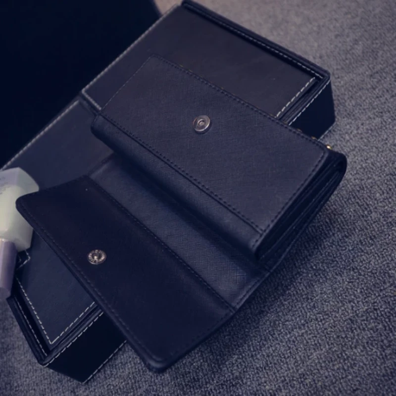 Women PU Leather Fashion Long Clutch Vintage by Bowlift