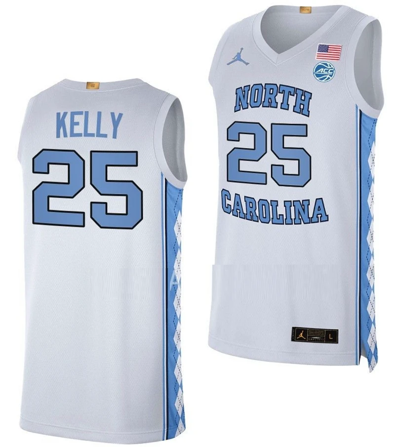 Deja Kelly Jersey #25 North Carolina Tar Heels College Basketball by My store basketball