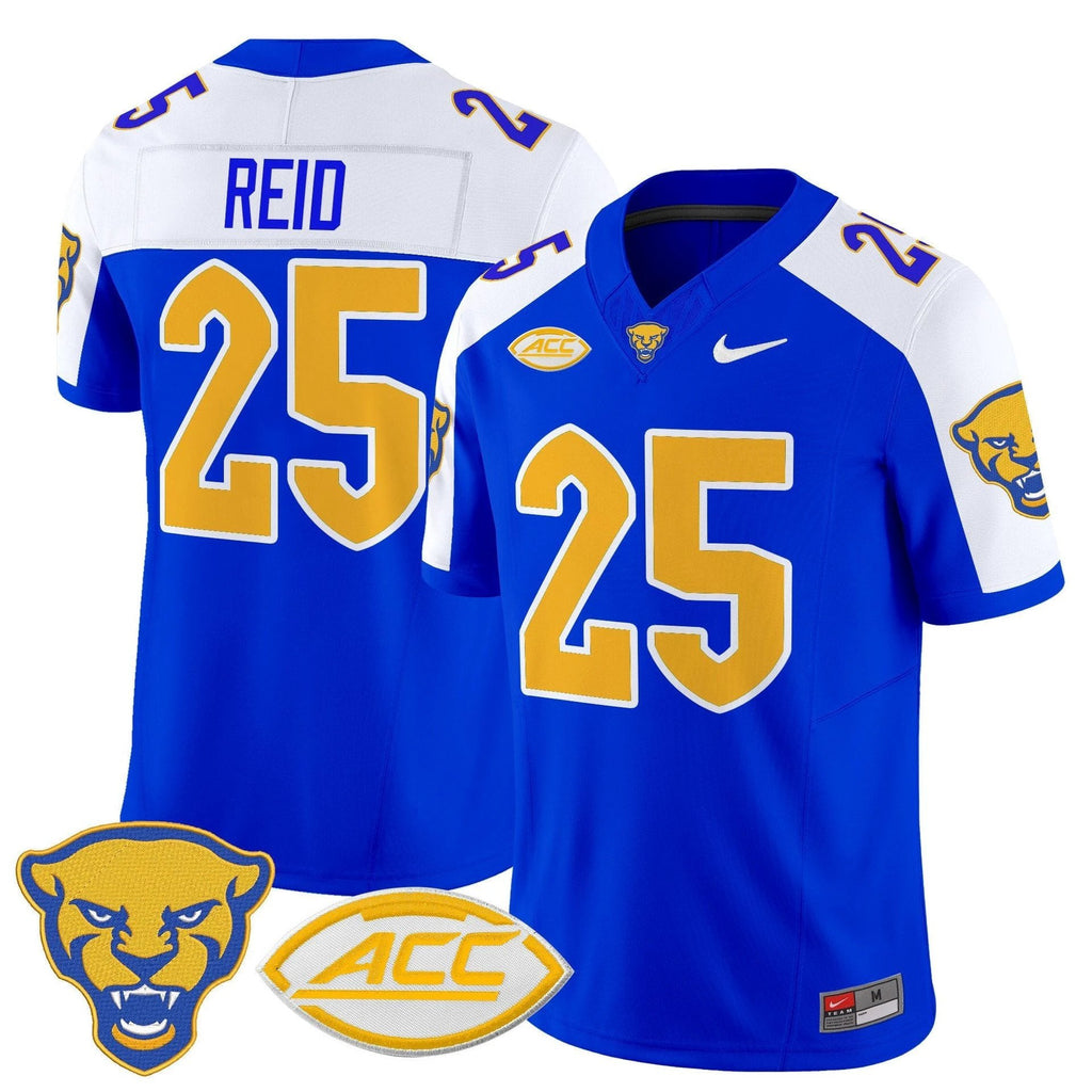 Desmond Reid Jersey #25 Pittsburgh Panthers 2025 Limited Stitched Royal Alter by My Store