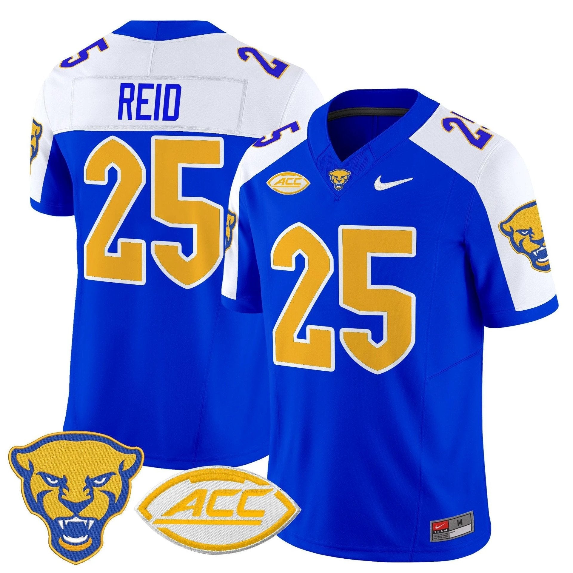 Desmond Reid Jersey #25 Pittsburgh Panthers 2025 Limited Stitched Royal Alter by My Store