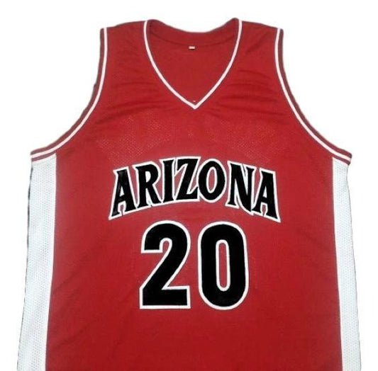 Damon Stoudamire Jersey #20 College Basketball Sewn Red by My store basketball