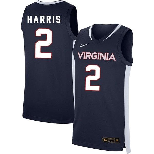 Dante Harris Jersey #2 Virginia Cavaliers College Basketball Stitched Navy by My store basketball