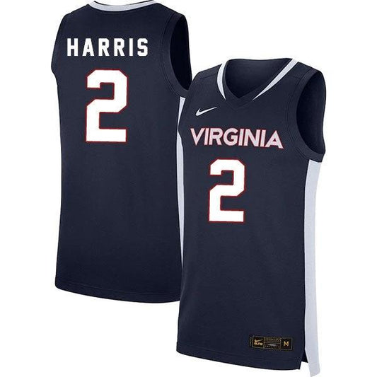 Dante Harris Jersey #2 Virginia Cavaliers College Basketball Stitched Navy by My store basketball