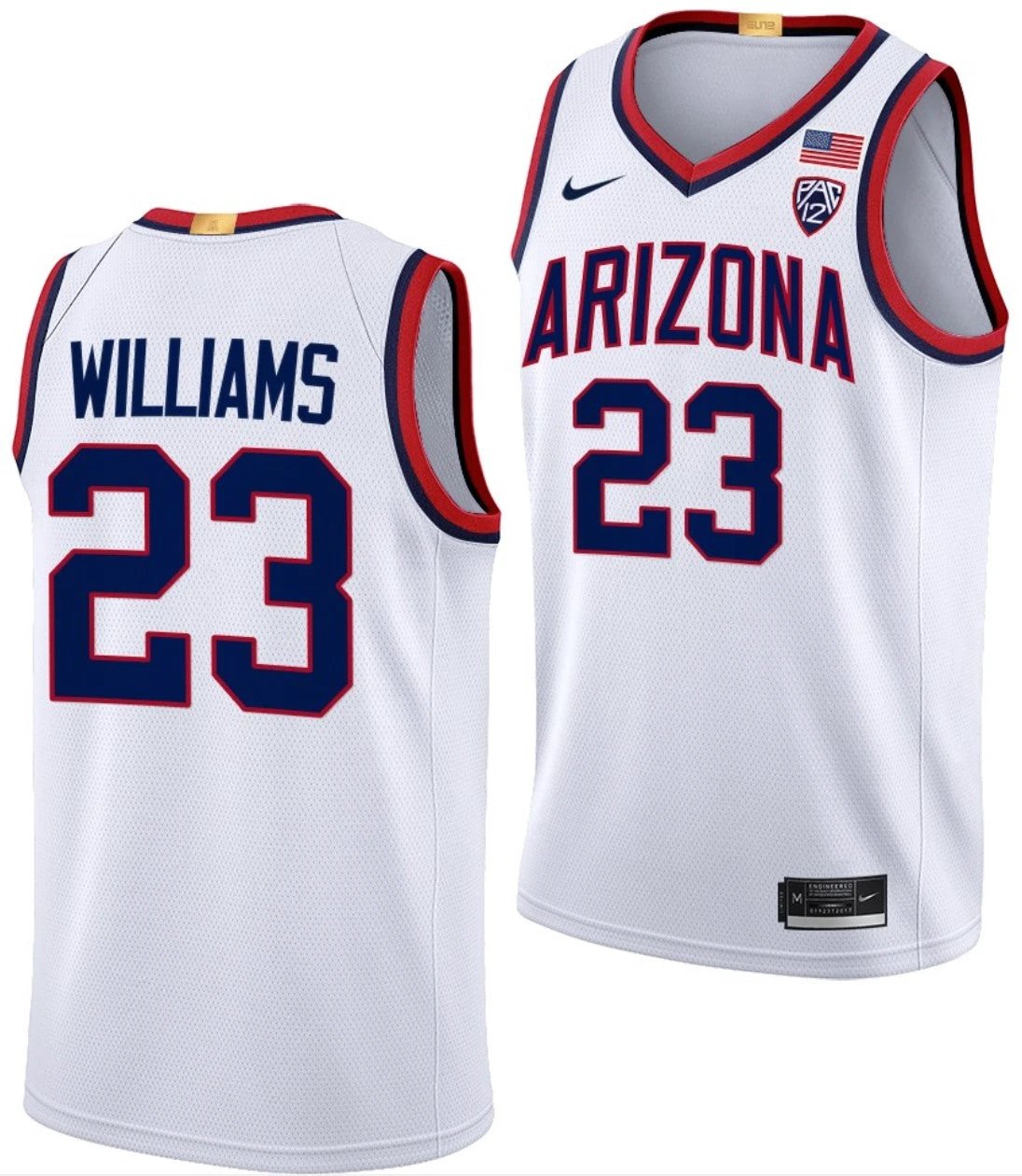 Derrick Williams Jersey Arizona Wildcats College Basketball Limited #23 by My store basketball