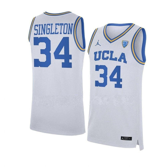 David Singleton Jersey #34 UCLA Bruins NCAA College Basketball Jerseys White by My store basketball
